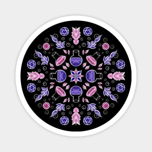 Pastel goth witch pentagrams and potions Magnet